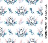 seamless pattern with... | Shutterstock . vector #556328266