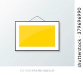 photo frame mockup. realistic... | Shutterstock .eps vector #379696990