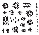 Set Of Abstract Symbols Like...