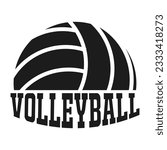 volleyball silhouette ...
