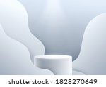 3d podium vector background... | Shutterstock .eps vector #1828270649