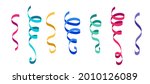 serpentine carnival ribbons set ... | Shutterstock .eps vector #2010126089