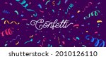 confetti vector banner... | Shutterstock .eps vector #2010126110