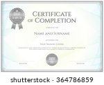 certificate template in vector... | Shutterstock .eps vector #364786859