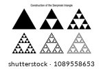 construction of the sierpinski... | Shutterstock .eps vector #1089558653