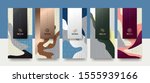 vector set packaging templates... | Shutterstock .eps vector #1555939166