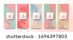 vector set packaging templates... | Shutterstock .eps vector #1696397803