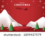 merry christmas banner with... | Shutterstock .eps vector #1859437579