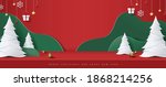 merry christmas banner studio... | Shutterstock .eps vector #1868214256