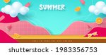 colorful summer sale banner... | Shutterstock .eps vector #1983356753
