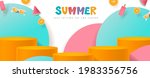 colorful summer sale banner... | Shutterstock .eps vector #1983356756