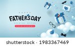 happy father's day card with... | Shutterstock .eps vector #1983367469