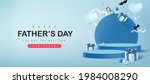 happy father's day card with... | Shutterstock .eps vector #1984008290