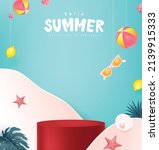 colorful summer sale banner... | Shutterstock .eps vector #2139915333