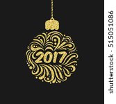 vector element for new year's... | Shutterstock .eps vector #515051086