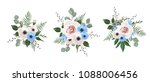 vector designer elements set... | Shutterstock .eps vector #1088006456