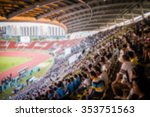 Blur Football Stadium