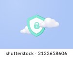 3d password secure for online... | Shutterstock .eps vector #2122658606