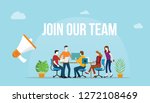 join our team concept with team ... | Shutterstock .eps vector #1272108469