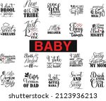 baby svg bundle.baby t shirt... | Shutterstock .eps vector #2123936213