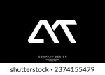 MT, TM, Abstract Letters Logo Monogram