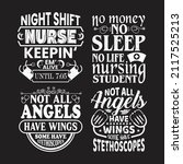 nurse medical doctor sayings... | Shutterstock .eps vector #2117525213
