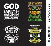 gardening typographic slogan... | Shutterstock .eps vector #2140077813