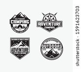 adventure vector logos and... | Shutterstock .eps vector #1591623703