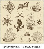 nautical vector illustration... | Shutterstock .eps vector #1502759066