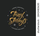 merry christmas  wellness... | Shutterstock .eps vector #1843483630