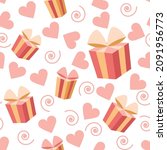 happy valentine's day and happy ... | Shutterstock .eps vector #2091956773