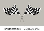 starting and finishing flags.... | Shutterstock .eps vector #725603143