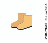 rain boots yellow rain autumn | Shutterstock .eps vector #2112626816