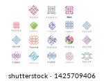 textile  fabric  decor logo... | Shutterstock .eps vector #1425709406