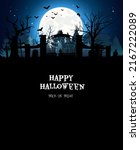 halloween nightmare landscape.... | Shutterstock .eps vector #2167222089