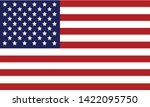 american flag 4th july... | Shutterstock .eps vector #1422095750