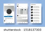 social media network inspired... | Shutterstock .eps vector #1518137303