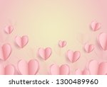 happy valentine day. with... | Shutterstock .eps vector #1300489960