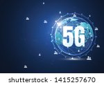 5g global network connection.... | Shutterstock .eps vector #1415257670