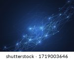 internet connection  abstract... | Shutterstock .eps vector #1719003646