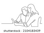 two young professionals... | Shutterstock .eps vector #2104183439