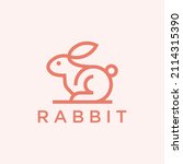 Rabbit Line Outline Simple Icon ...