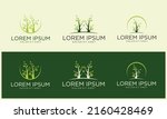 nature tree collection logo... | Shutterstock .eps vector #2160428469