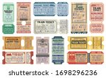 railway tickets  vector train... | Shutterstock .eps vector #1698296236