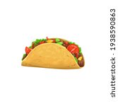 taco  fast food icon  menu... | Shutterstock .eps vector #1938590863