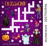 Halloween Crossword Grid Puzzle ...