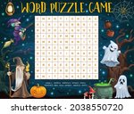 Halloween Word Puzzle Worksheet ...