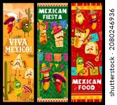 mexican fiesta and party ... | Shutterstock .eps vector #2080246936