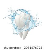 mouthwash  dental hygiene.... | Shutterstock .eps vector #2091676723