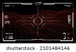 hud futuristic monitor screen... | Shutterstock .eps vector #2101484146